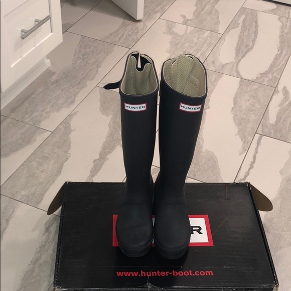 Hunter Original Adjustable Back Boot Size 35/36 - Picture 7 of 7